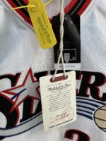 Allen Iverson 76ers 1996–97 white jersey, actual size L sample photo