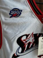 Allen Iverson 76ers 1996–97 white jersey, actual size L sample photo