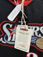 Allen Iverson 76ers 1997–98 black jersey, actual size L sample photo