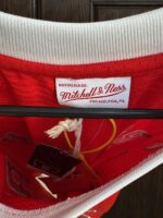 Dennis Rodman Bulls 1997–98 Finals red jersey, actual size L sample photo