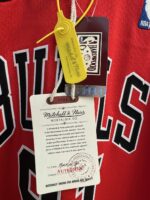 Dennis Rodman Bulls 1997–98 Finals red jersey, actual size L sample photo
