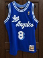 Kobe Bryant Lakers 1996–97 royal blue jersey, actual size L sample photo