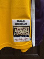 Kobe Bryant Lakers 2009–10 gold championship jersey, actual size L sample photo