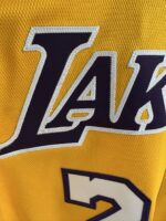 Kobe Bryant Lakers 2009–10 gold championship jersey, actual size L sample photo