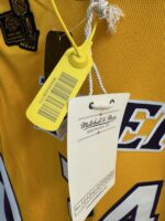 Kobe Bryant Lakers 2009–10 gold championship jersey, actual size L sample photo