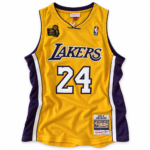 Kobe Bryant Los Angeles Lakers 2009–10 championship season gold jersey front on white background