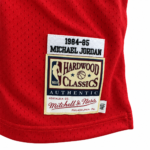 Michael Jordan Chicago Bulls 1984–85 rookie season jersey fabric and label detail