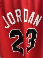 Michael Jordan Bulls 1984–85 rookie red jersey, actual size L sample photo