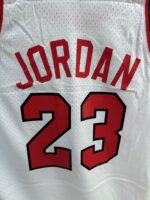 Michael Jordan Bulls 1984–85 rookie white jersey, actual size L sample photo