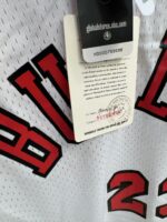 Michael Jordan Bulls 1984–85 rookie white jersey, actual size L sample photo