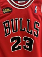 Michael Jordan Bulls 1997–98 Finals red jersey, actual size L sample photo