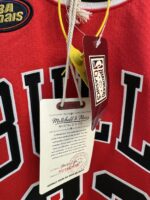 Michael Jordan Bulls 1997–98 Finals red jersey, actual size L sample photo
