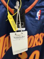 Stephen Curry Warriors 2009–10 navy jersey, actual size L sample photo