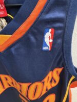 Stephen Curry Warriors 2009–10 navy jersey, actual size L sample photo
