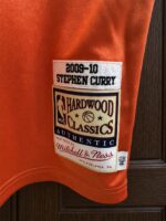 Stephen Curry Warriors 2009–10 orange jersey, actual size L sample photo