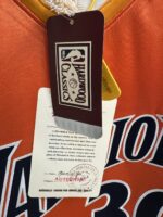 Stephen Curry Warriors 2009–10 orange jersey, actual size L sample photo