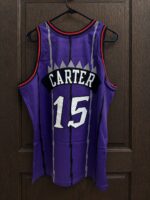 Vince Carter Raptors 1998–99 purple jersey, actual size L sample photo