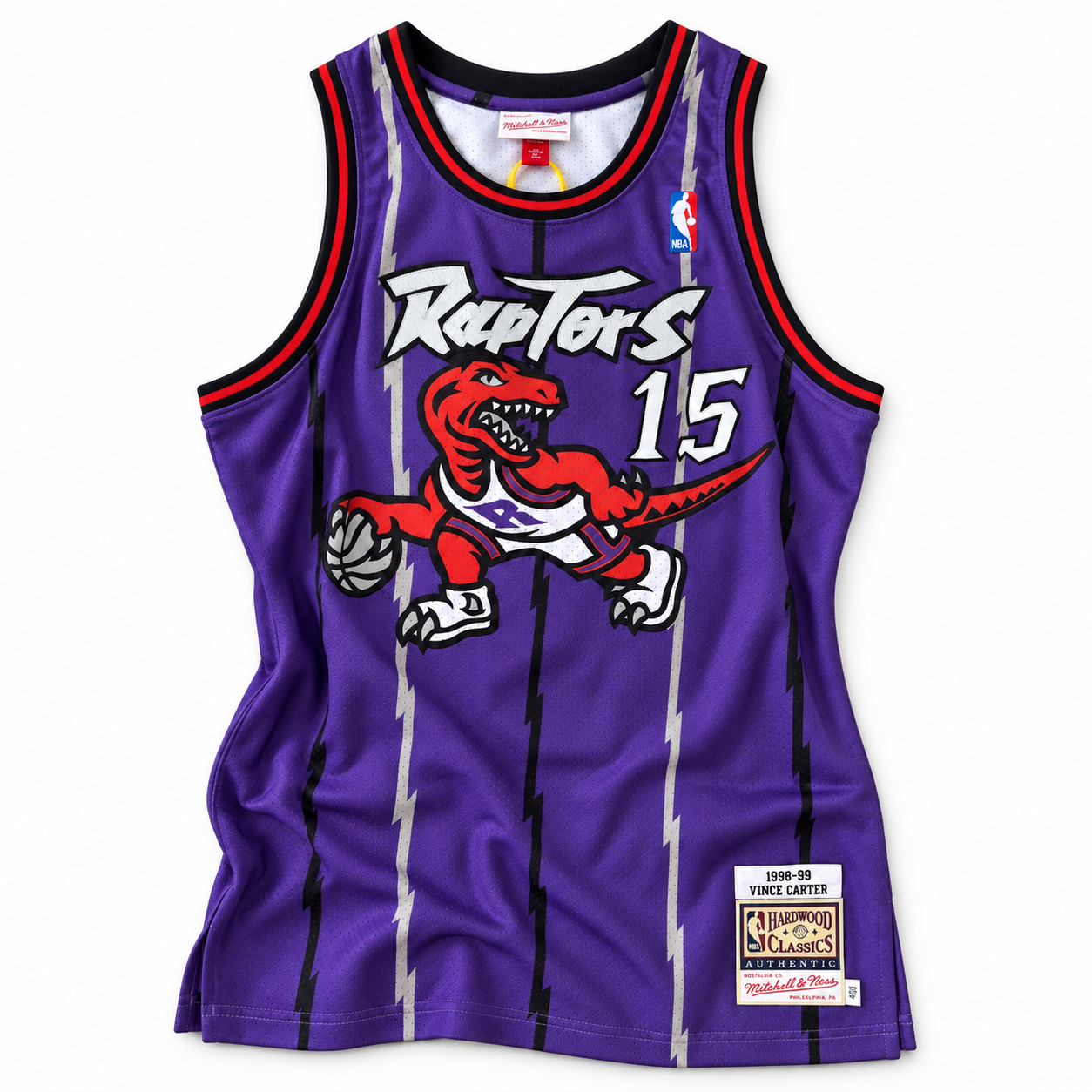vince-carter-raptors-1998-99-purple--main-white Vince Carter Toronto Raptors 1998–99 rookie season purple jersey front on white background